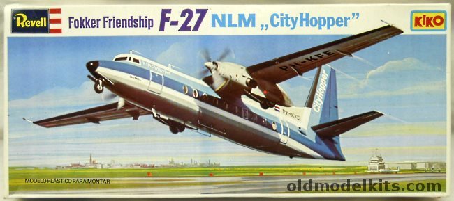 Revell 1/94 Fokker Friendship F-27 (F27) KLM City Hopper - Kikoler Issue, 0102 plastic model kit